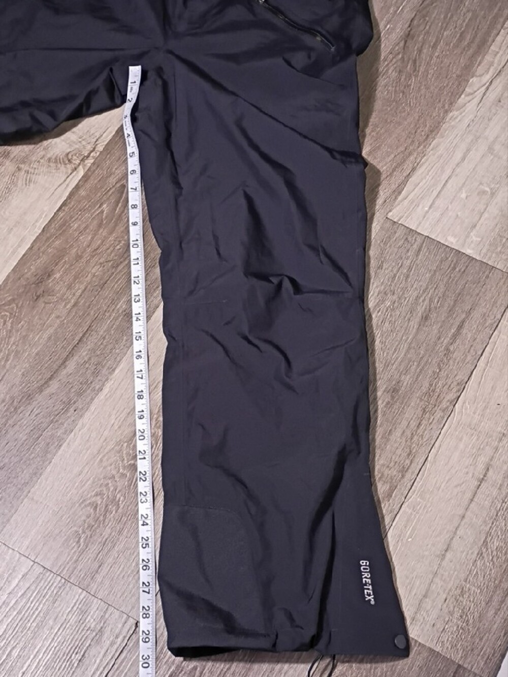 Marmot Black Cold And Rain Shell Pants with Logo Patch - Picture 7 of 14